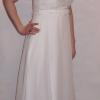 Meg After.
Vintage Wedding Gown Re-Made into a Strapless Modern Wedding Gown.